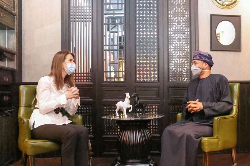 محاور عدة في لقاء السيد بدر بنائبة رئيس الوزراء ووزيرة الخارجية البلجيكية