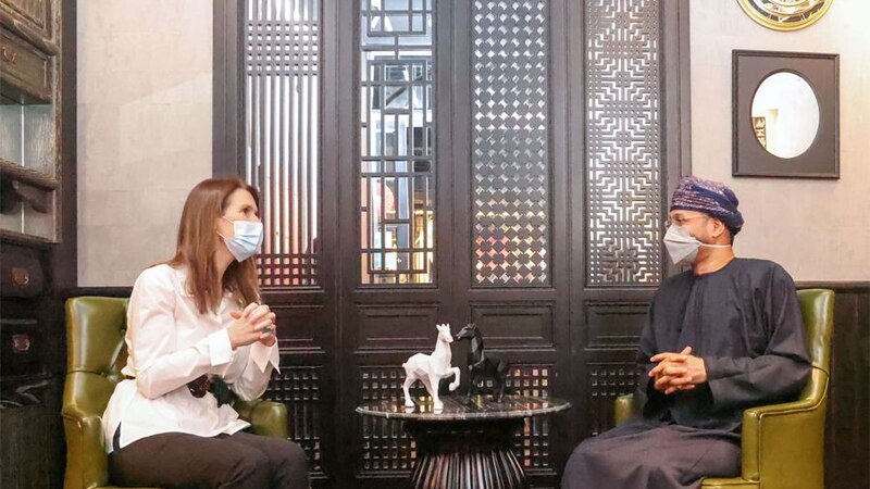 محاور عدة في لقاء السيد بدر بنائبة رئيس الوزراء ووزيرة الخارجية البلجيكية