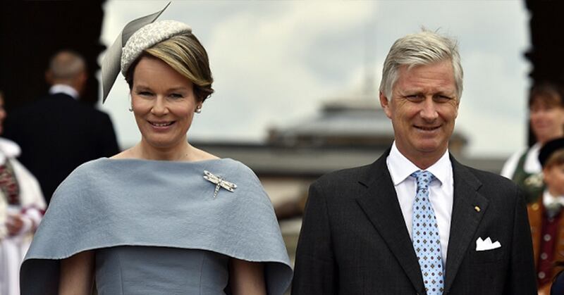 ملك البلجيكيين وقرينته يصلان السلطنة