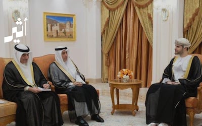 سمو السيد بلعرب يبحث تعزيز التعاون المشترك مع الأشقاء في الكويت