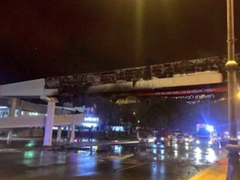 بالصور: حريق في القرم ولا إصابات