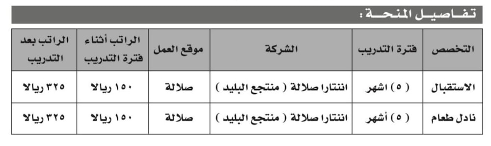 بمنحة شهرية: فرص تدريبية مقرونة بالتشغيل للباحثين عن عمل