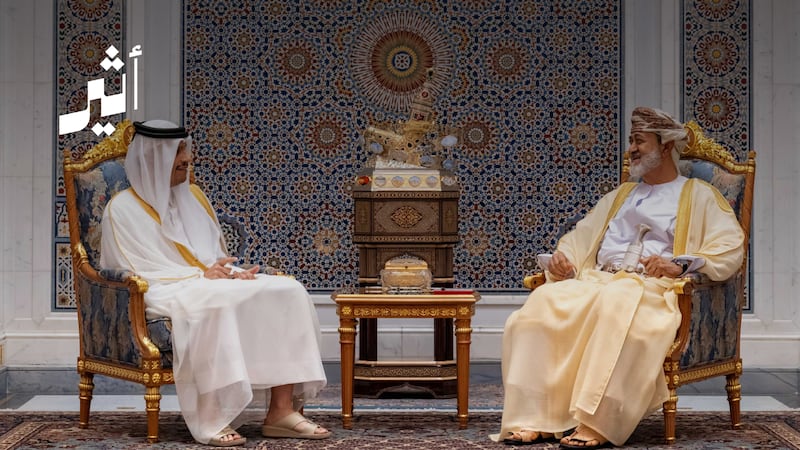جلالة السلطان يبحث مع رئيس الوزراء وزير الخارجية القطري مسار المفاوضات وجهود الوساطة