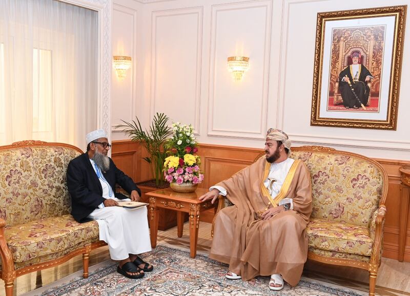 سمو السيد أسعد يودّع سفيرين