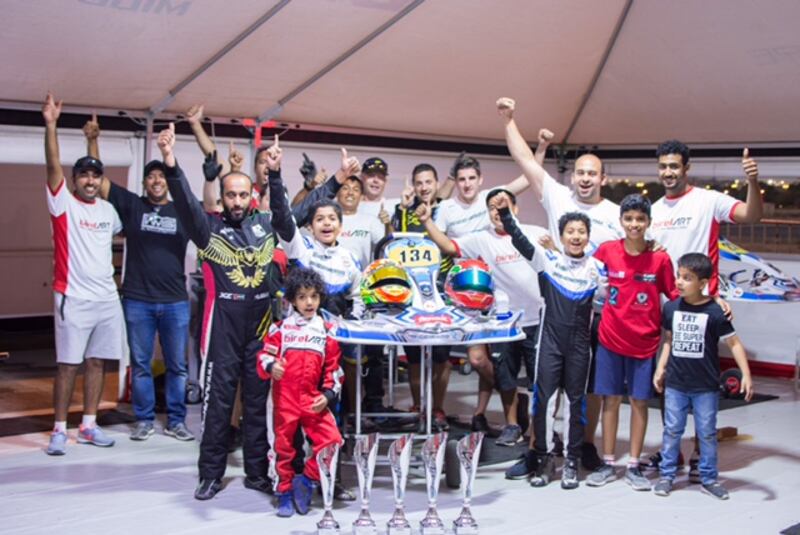 عائلة ” الحبسي ” تسيطر على سباقات الكارتينج