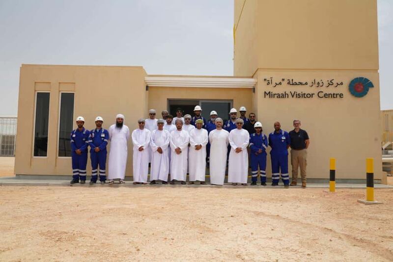 وزير الاقتصاد يزور 3 مشاريع تابعة لتنمية نفط عمان