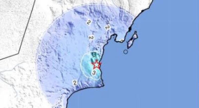 “رصد الزلازل” ينشر معلومات عن الهزة الأرضية في الدقم