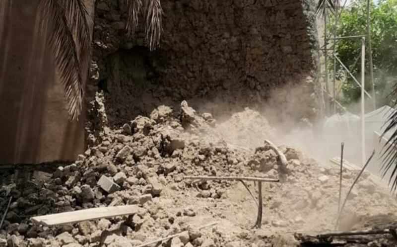 وفاة في انهيار مبنى أثري بنزوى