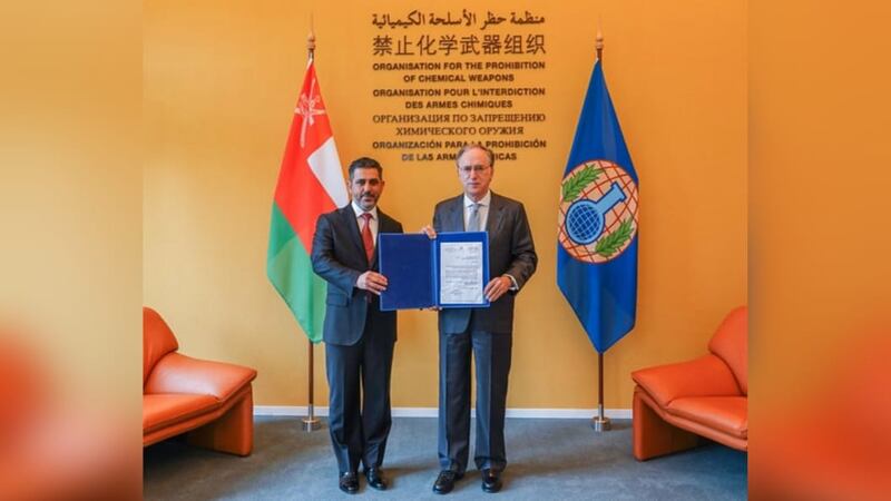 سفيرنا يسلم أوراق اعتماده في منظمة حظر الأسلحة الكيميائية