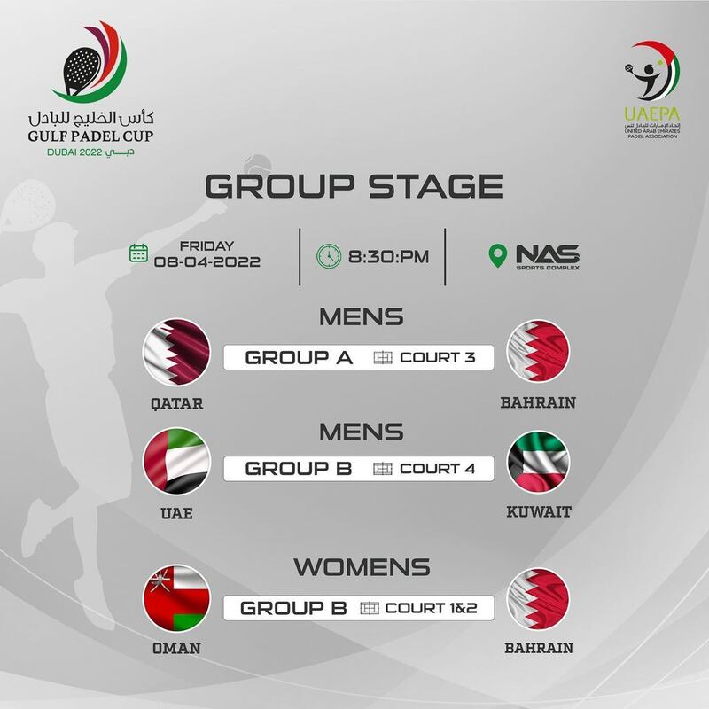 تعرّف على مجموعة منتخبنا في كأس الخليج للبادل