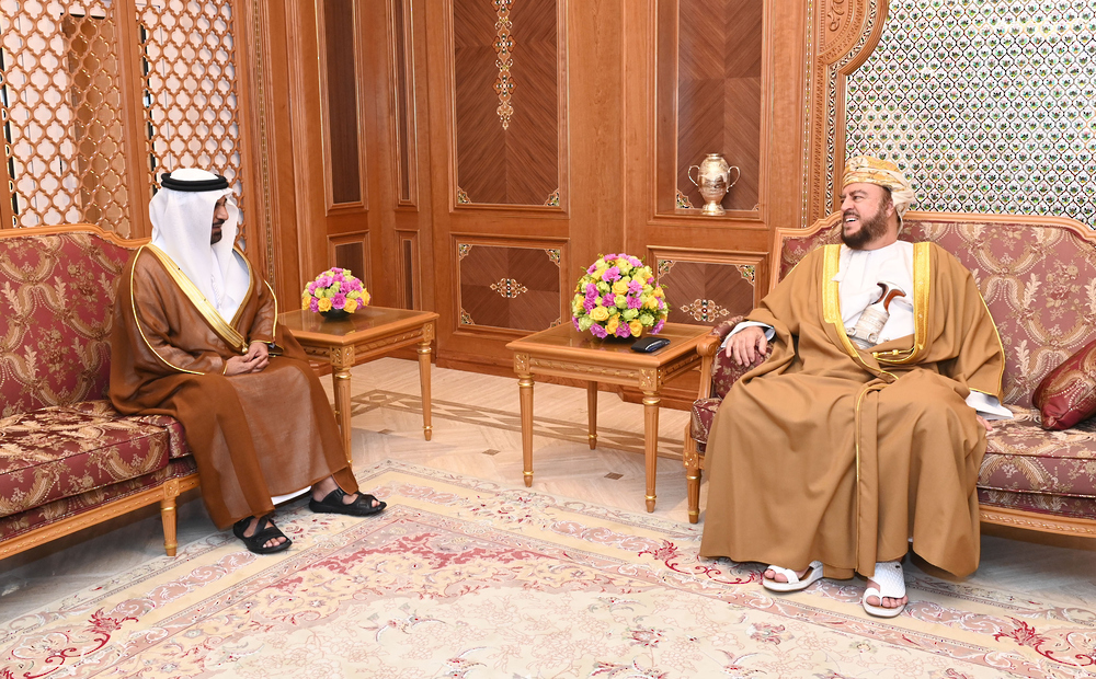 السيد أسعد يودع سفير الإمارات بمناسبة انتهاء مهامه