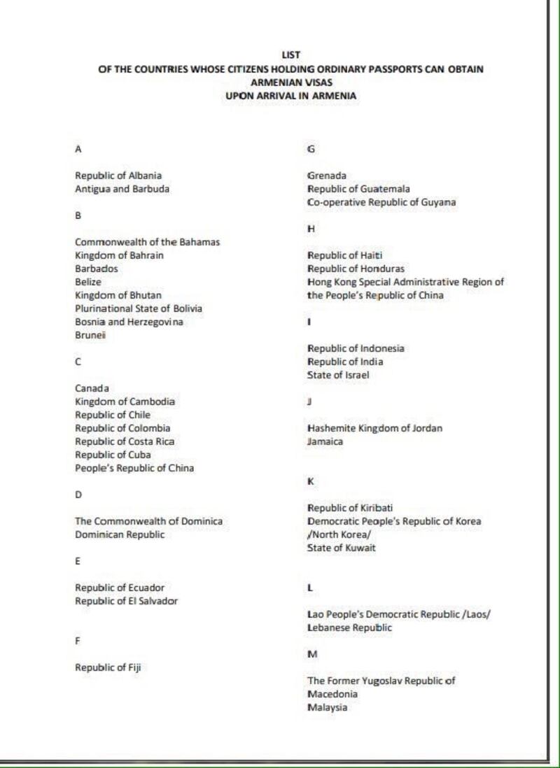سفارتنا في روسيا تصدر توضيحًا حول تأشيرة دخول أرمينيا
