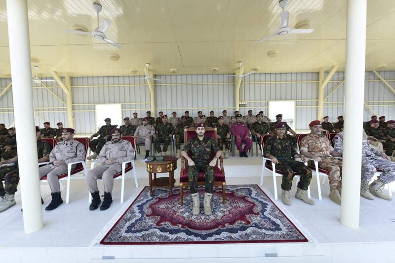 بالصور: سمو السيد ذي يزن يشهد بيانا عمليا لتمرين عماني قطري