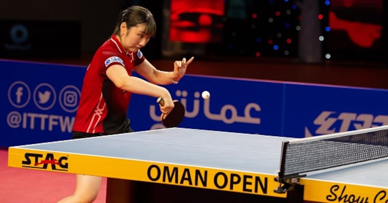 هندي ويابانية يُتوجان بألقاب فردي بطولة عمان الدولية المفتوحة لكرة الطاولة