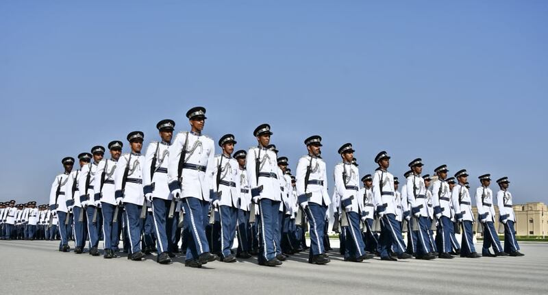 بالصور: تخريج فصائل جديدة من شرطة عمان السلطانية