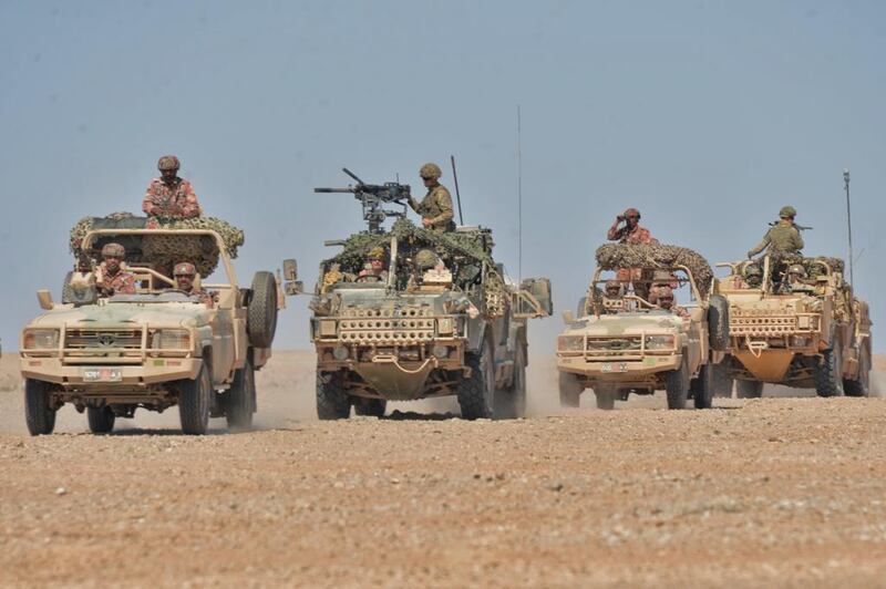 انطلاق تمرين عسكري عماني بريطاني في الوسطى