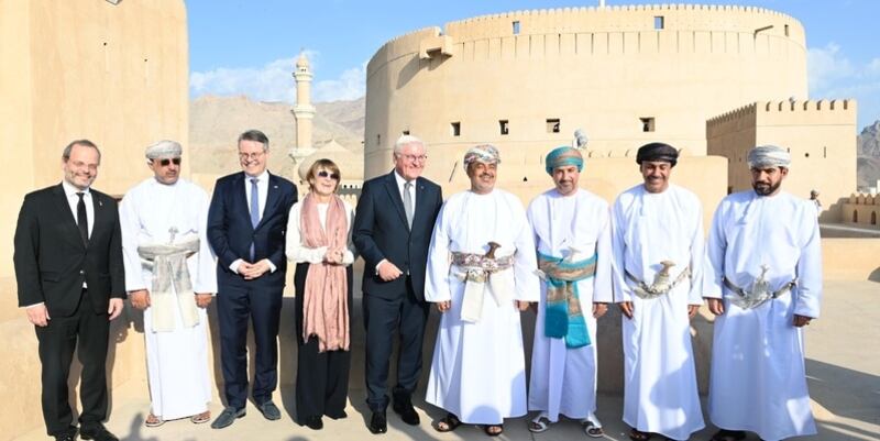 تضمنت مباحثات مع جلالة السلطان، الرئيس الألماني يغادر البلاد