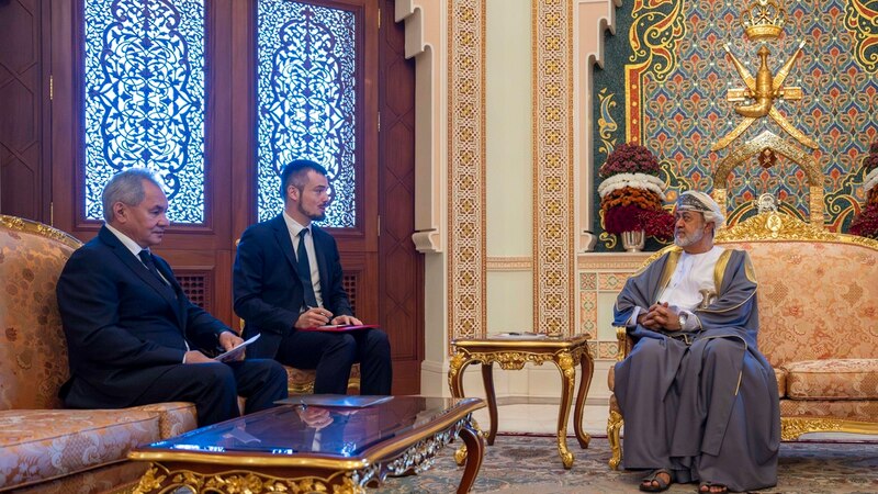 جلالة السُّلطان يبحث مع سكرتير مجلس الأمن الروسي التعاون بين البلدين