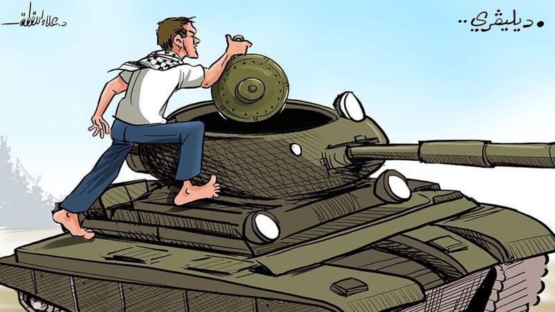 محمد النهاري يكتب : حجارة داود تلقف إفك مدرعات جالوت !