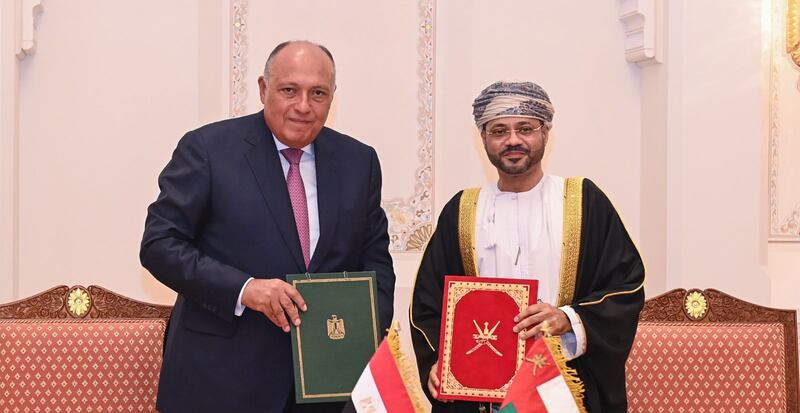 وزيرا الخارجية العماني والمصري يصرحان حول الاتفاقيات الموقعة اليوم
