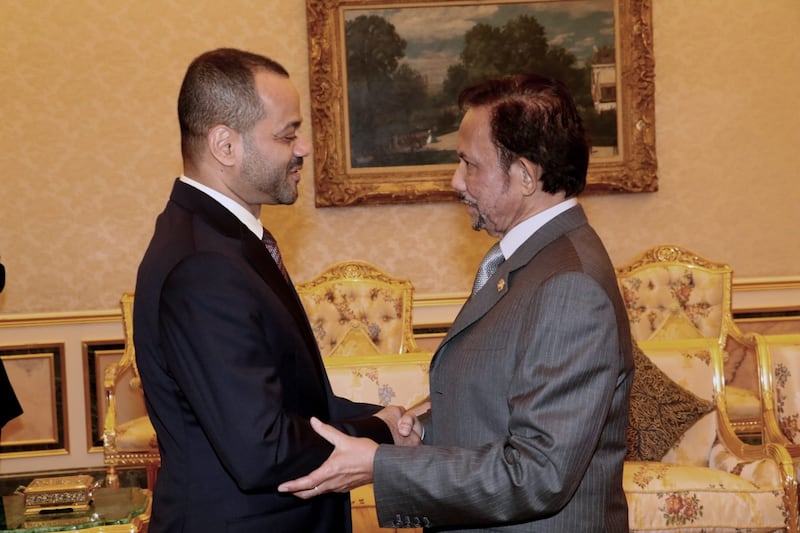 سلطان بروناي يستقبل بدر البوسعيدي وافتتاح معرض يوثق زياراته للسلطنة