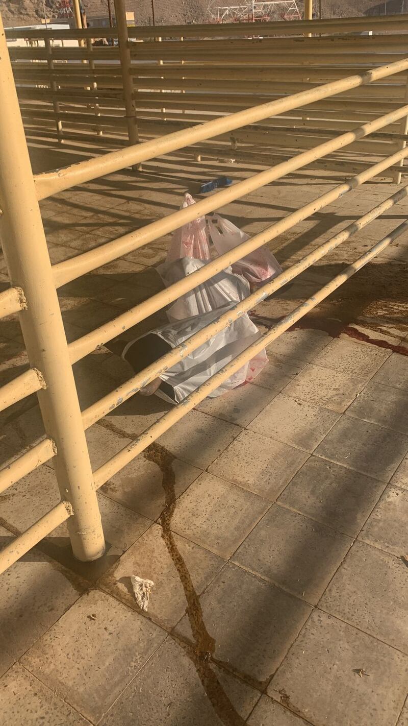 بالصور: مسلخ بلا نظافة، ولا اشتراطات صحية