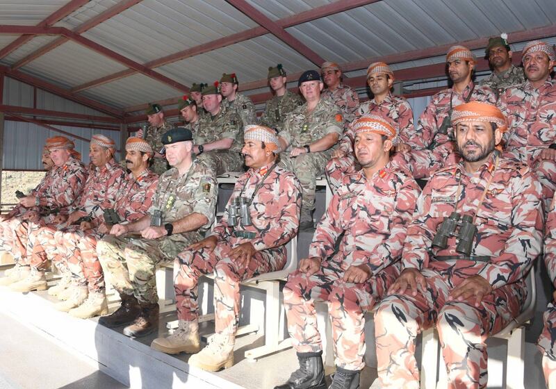 تمرين عسكري عُماني بريطاني