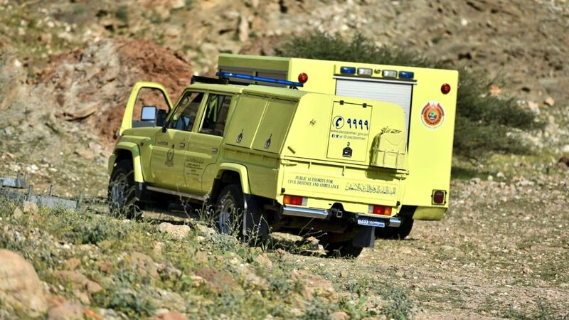 إصابة امرأة أجنبية في جبل بالعامرات ونقلها للمستشفى