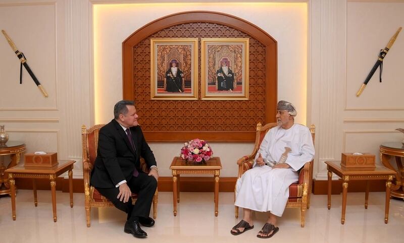 سمو السيد شهاب يستقبل السفير البرازيلي