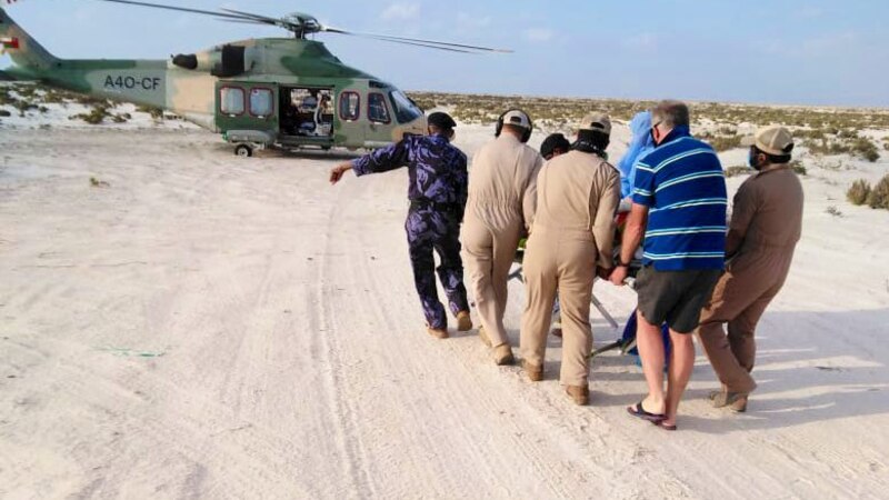 إصابة أجنبي في بر الحكمان ونقله إلى خولة