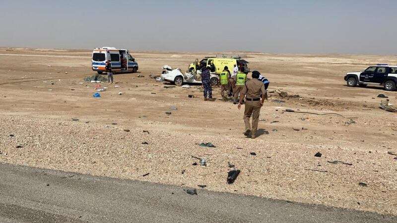 4 وفيات في حادث تصادم