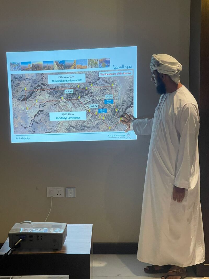 خبراء ألمان يزورون محمية الجبل الأخضر