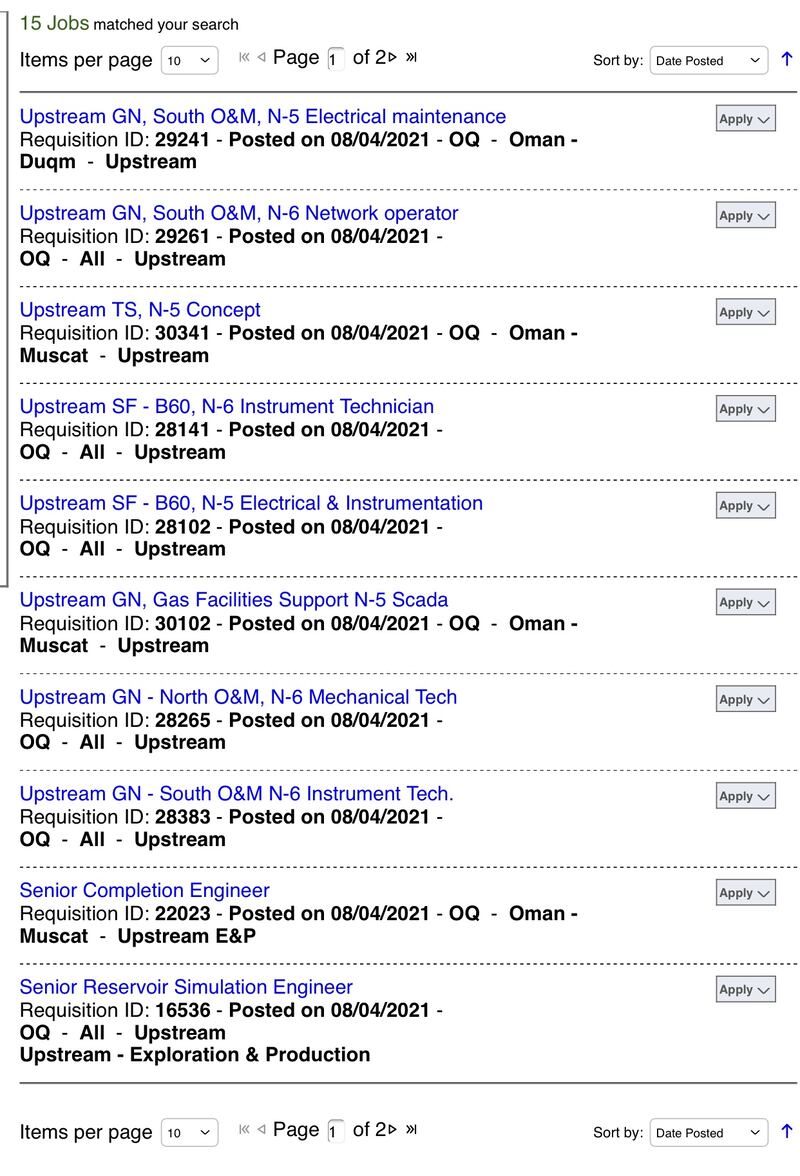 ضمن مبادرة جهاز الاستثمار العماني: “أوكيو” تعلن عن وظائف