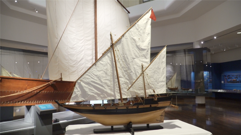 المتحف الوطني يعرض مجسم لسفينة استغرق بناؤه 4 سنوات