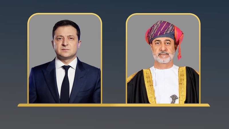 جلالة السلطان يتلقى رسالة خطية من الرئيس الأوكراني