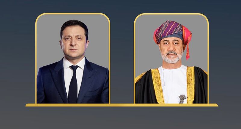 جلالة السلطان يتلقى رسالة خطية من الرئيس الأوكراني