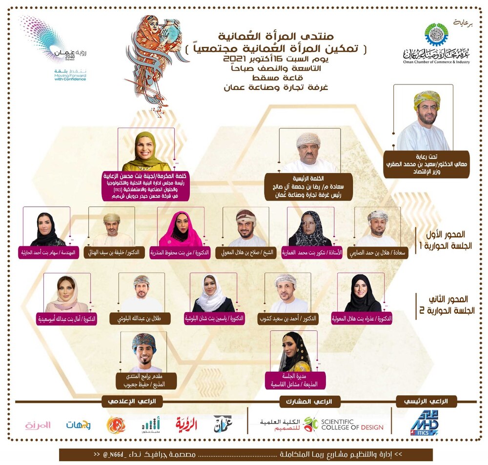 برعاية إعلامية من “أثير”: انطلاق فعاليات منتدى المرأة العمانية بعد غد