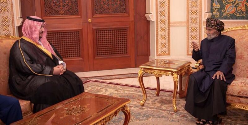 خالد بن سلمان: جئت للاستماع لرؤية جلالة السلطان قابوس بن سعيد