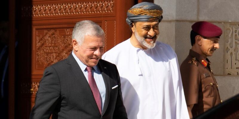 ملك الأردن: خالص التقدير لأخي العزيز جلالة السلطان هيثم بن طارق