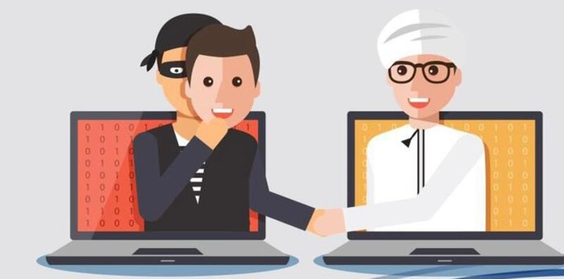 مواطنان يشتركان مع عصابة خارجية للابتزاز والاحتيال