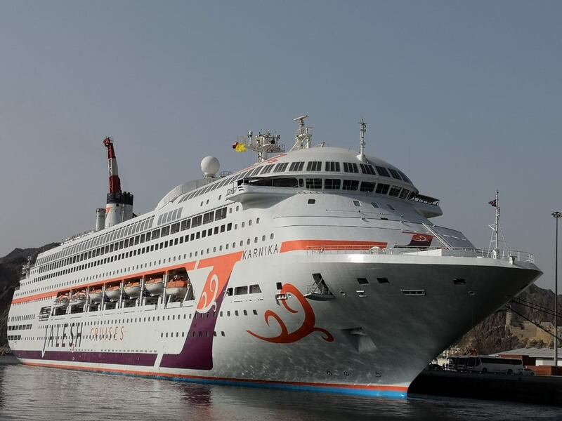 استقبال أول سفينة سياحية هندية تزور السلطنة