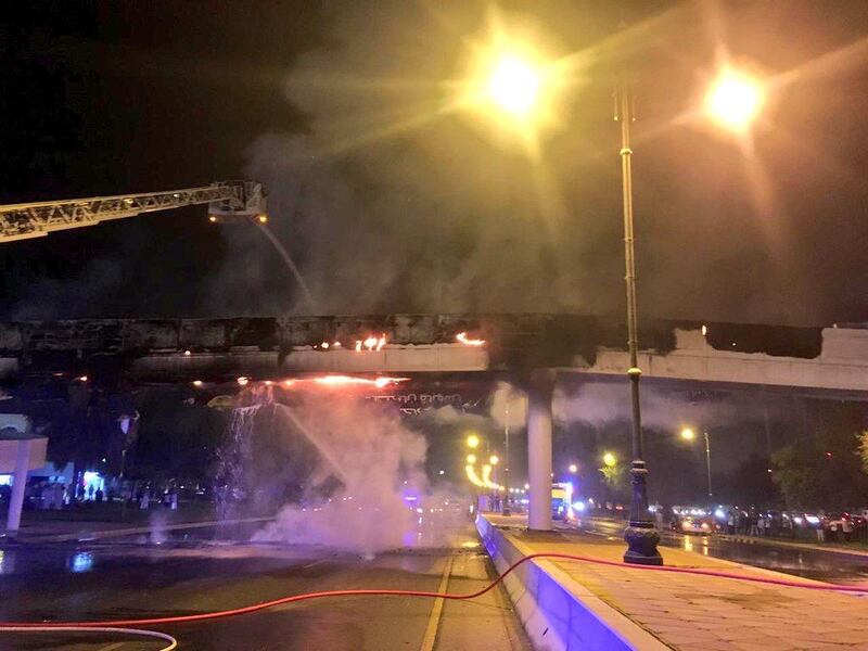 بالصور: حريق في القرم ولا إصابات