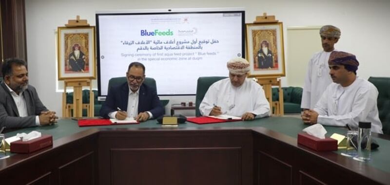 إنشاء أول مشروع أعلاف مائية بالدقم