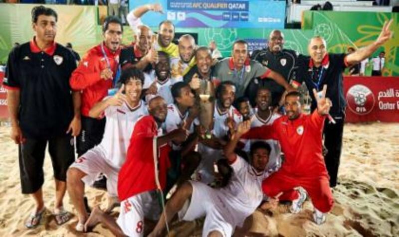 المنتخب الوطني للكرة الشاطئية يواصل انتصاراته