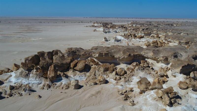 ترسبات صخرية عمرها أكثر من 50 مليون سنة في إحدى الولايات