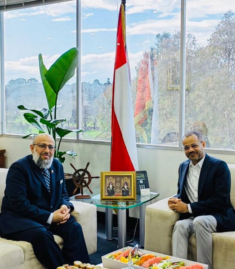 السيد بدر يزور قنصليتنا في أستراليا