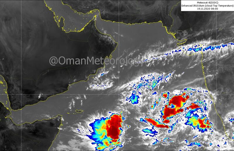 احتمالية لتشكّل منخفض مداري