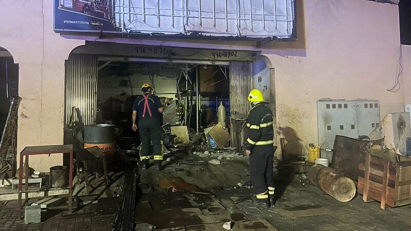 إصابة 3 أشخاص في انفجار غاز بالمصنعة