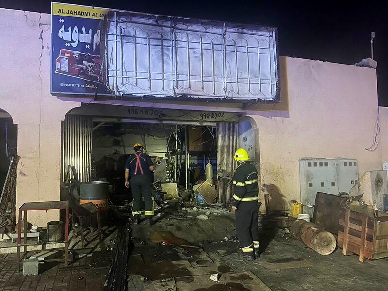 إصابة 3 أشخاص في انفجار غاز بالمصنعة