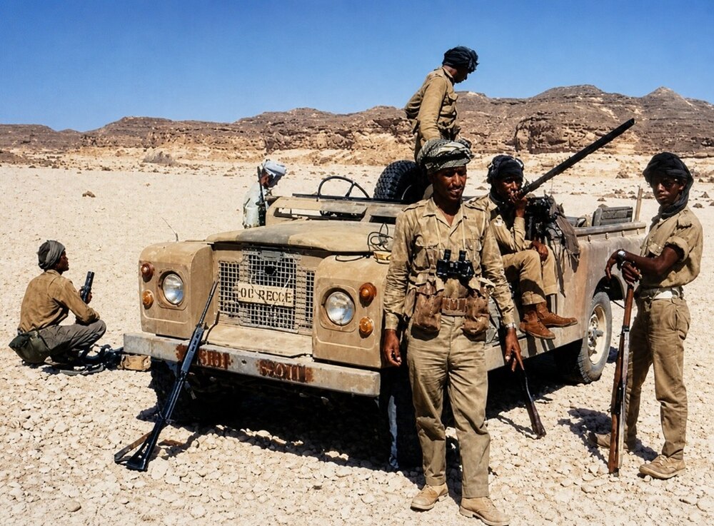 في دورية بظفار عام 1968
